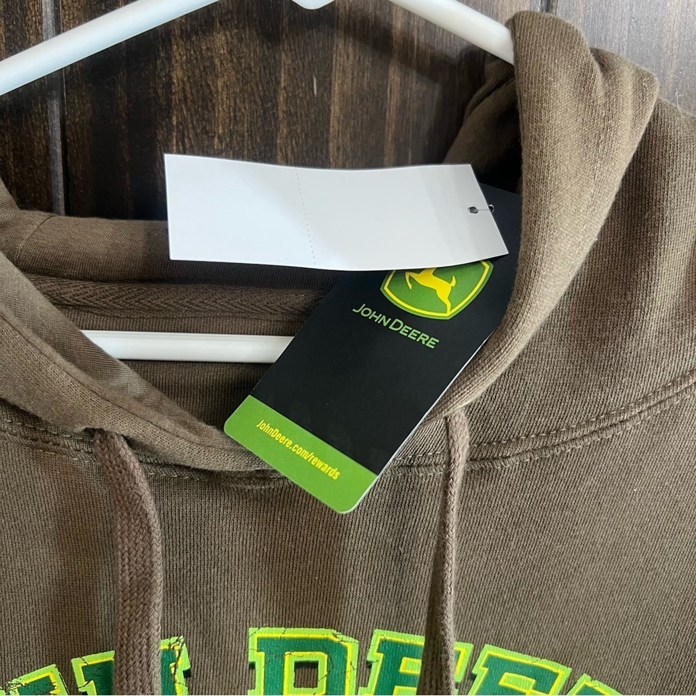 John Deere brown Graphic Tractor Sweatshirt Size XL - Picture 10 of 11